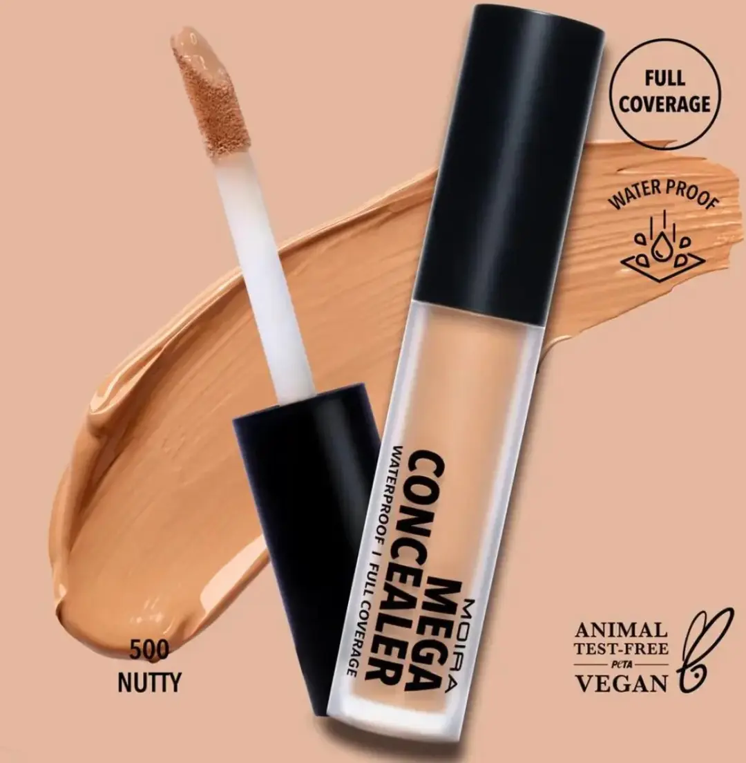Moira Mega Waterproof Concealer 500 Nutty - 5ml