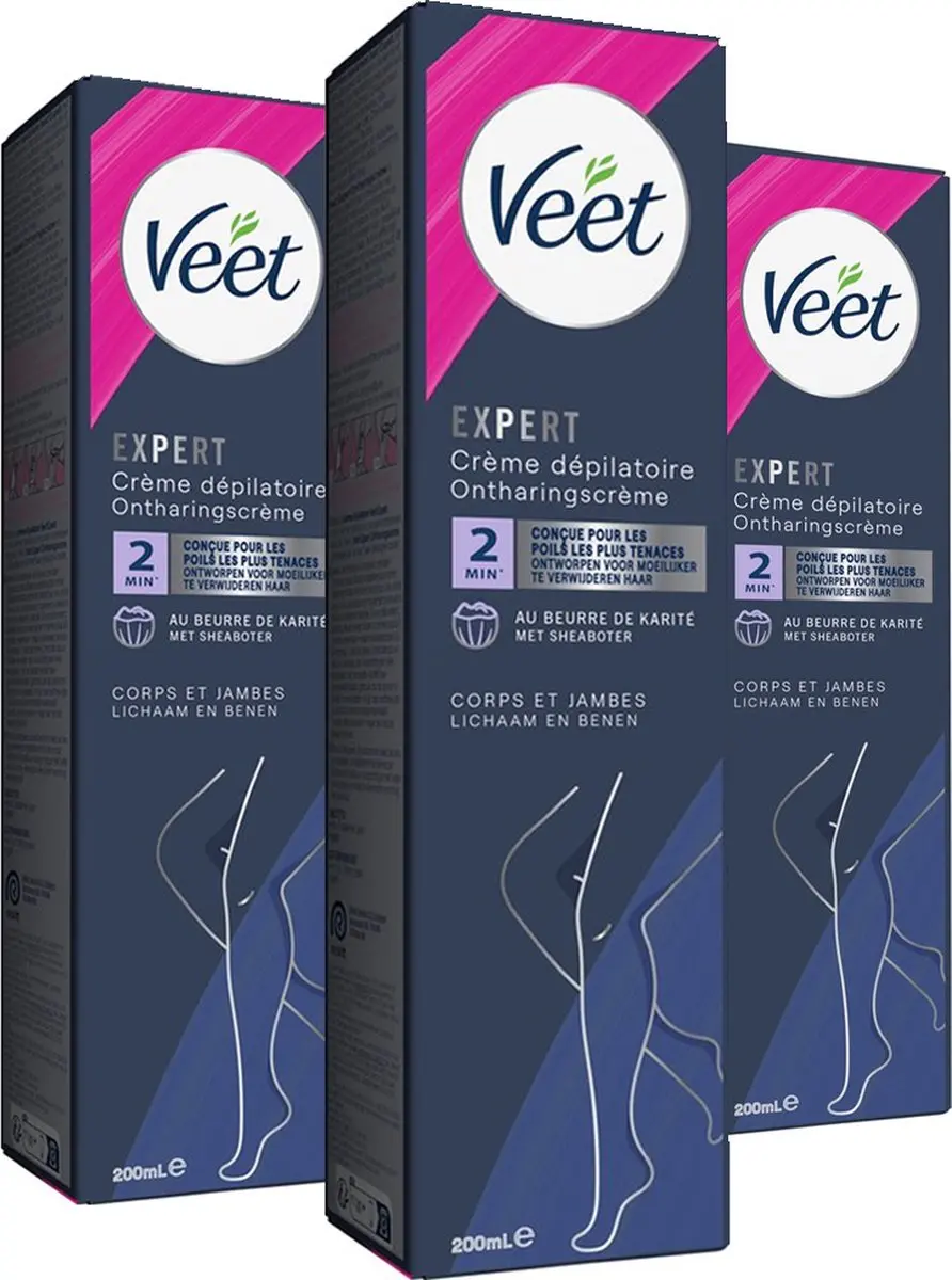 Veet Expert Ontharingscrème Benen 200ml