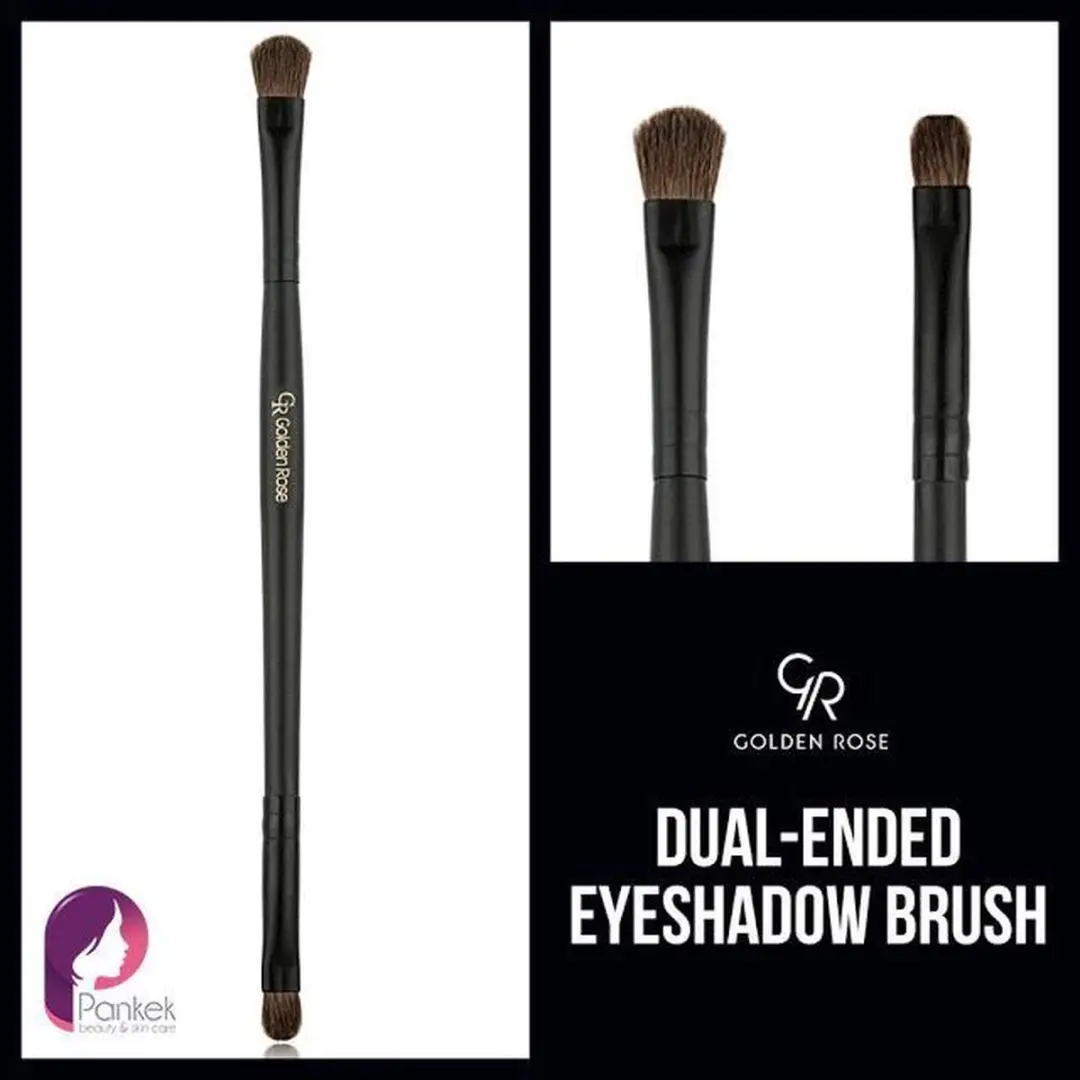 Golden Rose Dual Ended Oogschaduwborstel