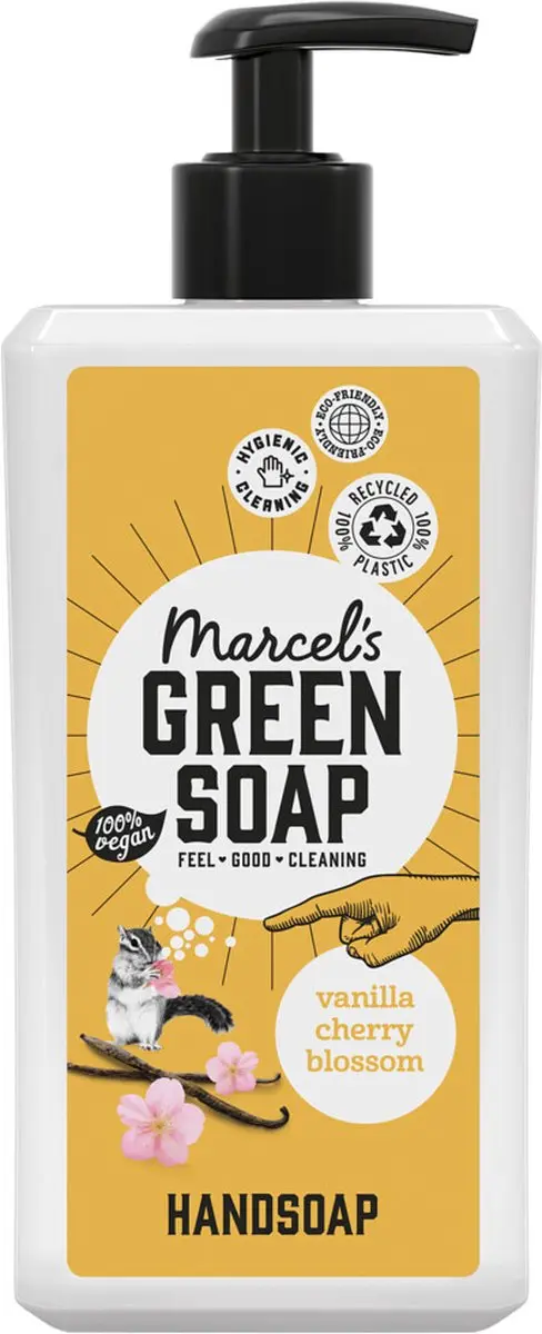 Marcel's Green Soap Handzeep Vanille & Cherry Blossom 500ml