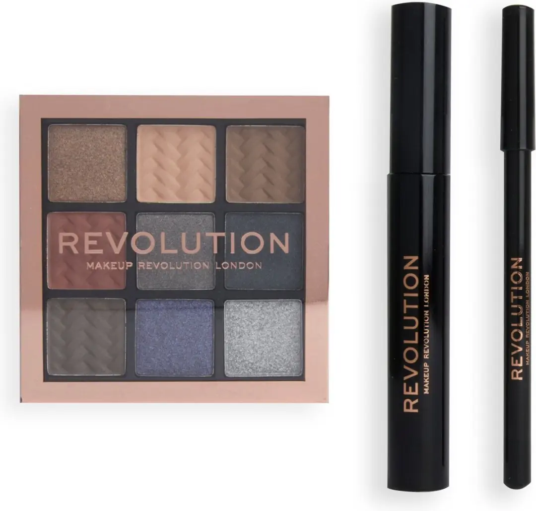 Makeup Revolution Smokey Eyes Cadeauset - 3 Stuks