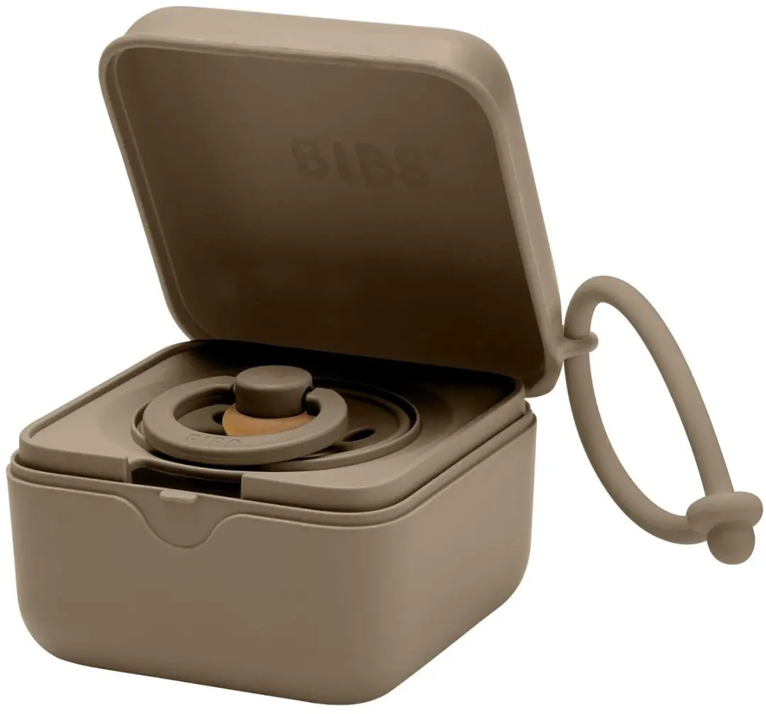 BIBS Speenhouder Pacifier Box - Dark Oak