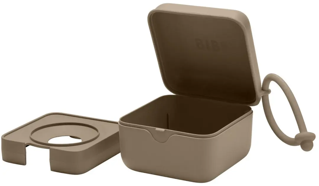 BIBS Speenhouder Pacifier Box - Dark Oak