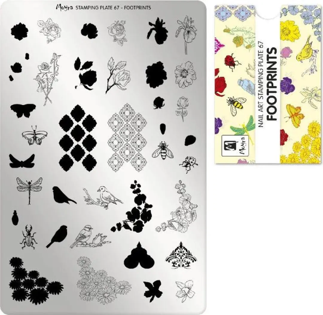 Moyra Stamping Plate Footprints 67