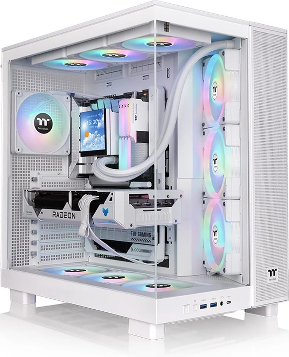 Thermaltake View 380 XL TG ARGB Midi Tower Wit