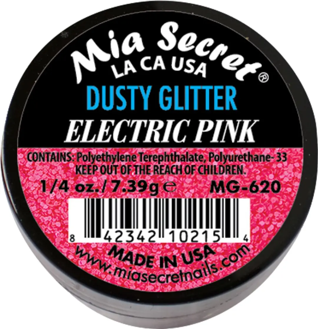 Mia Secret Alpha & Dust Glitter Acrylpoeder Electric Pink 20ml