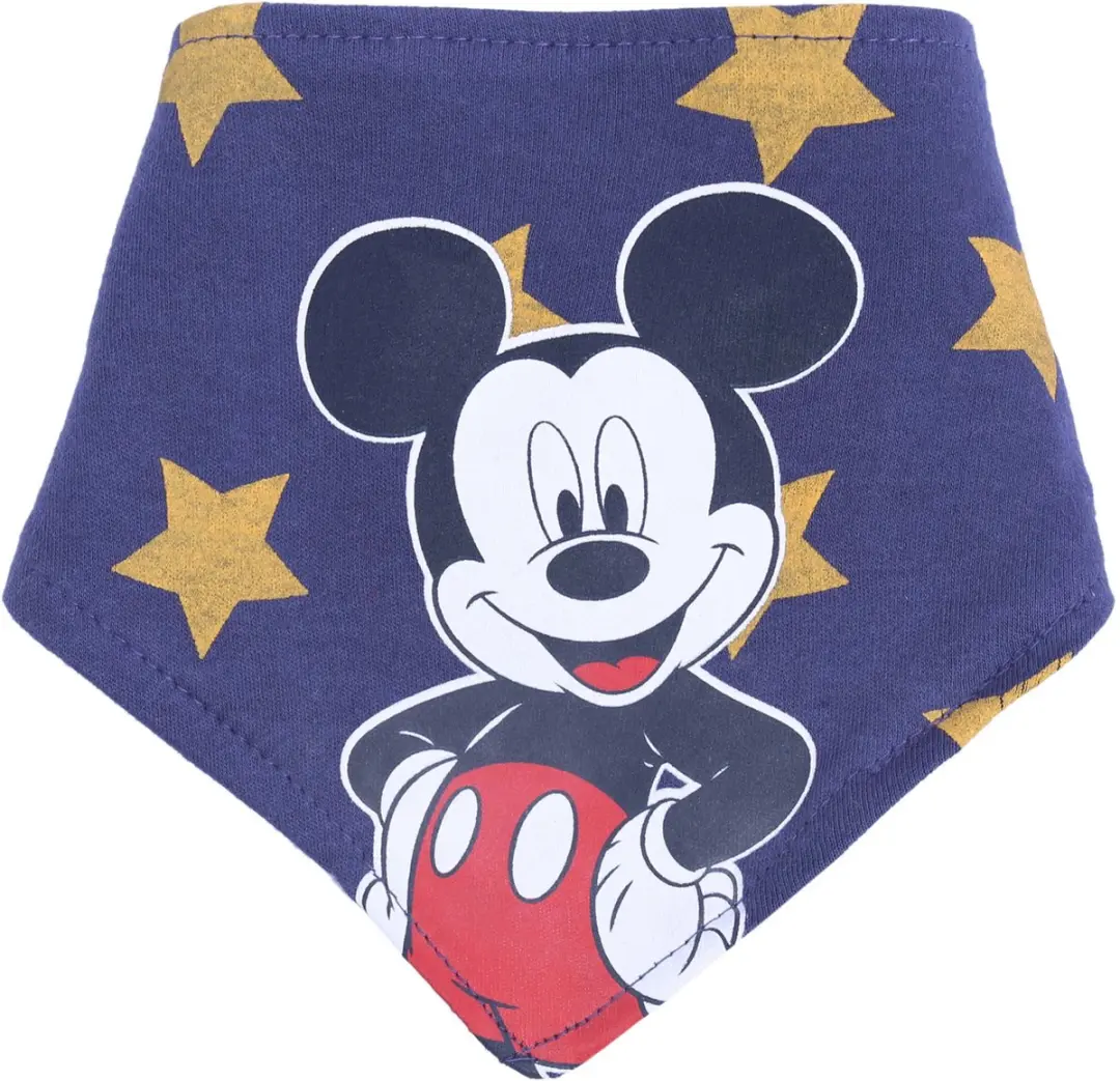 Disney Mickey Mouse Slabbetjes - 3 Stuks - Groen/Marineblauw - afbeelding 5 van 5