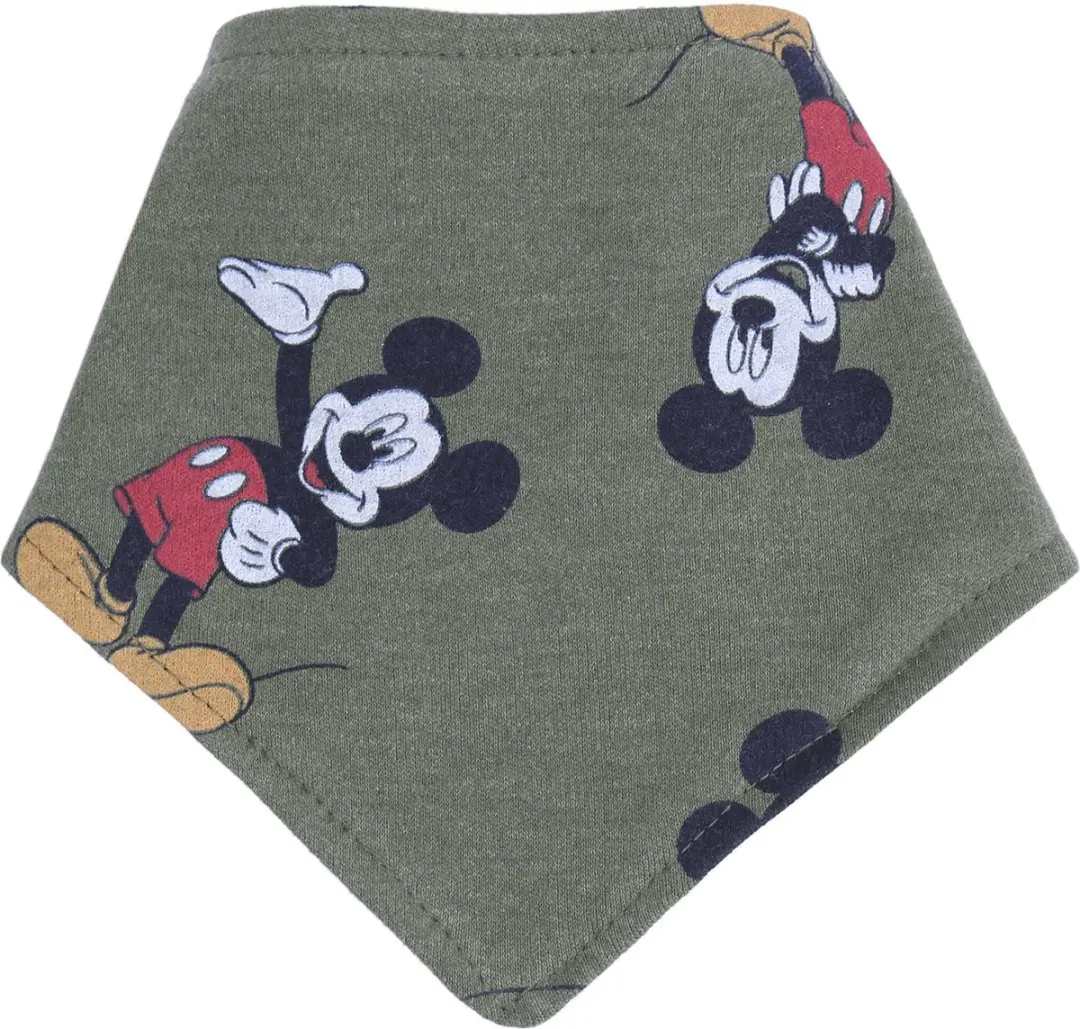 Disney Mickey Mouse Slabbetjes - 3 Stuks - Groen/Marineblauw - afbeelding 3 van 5