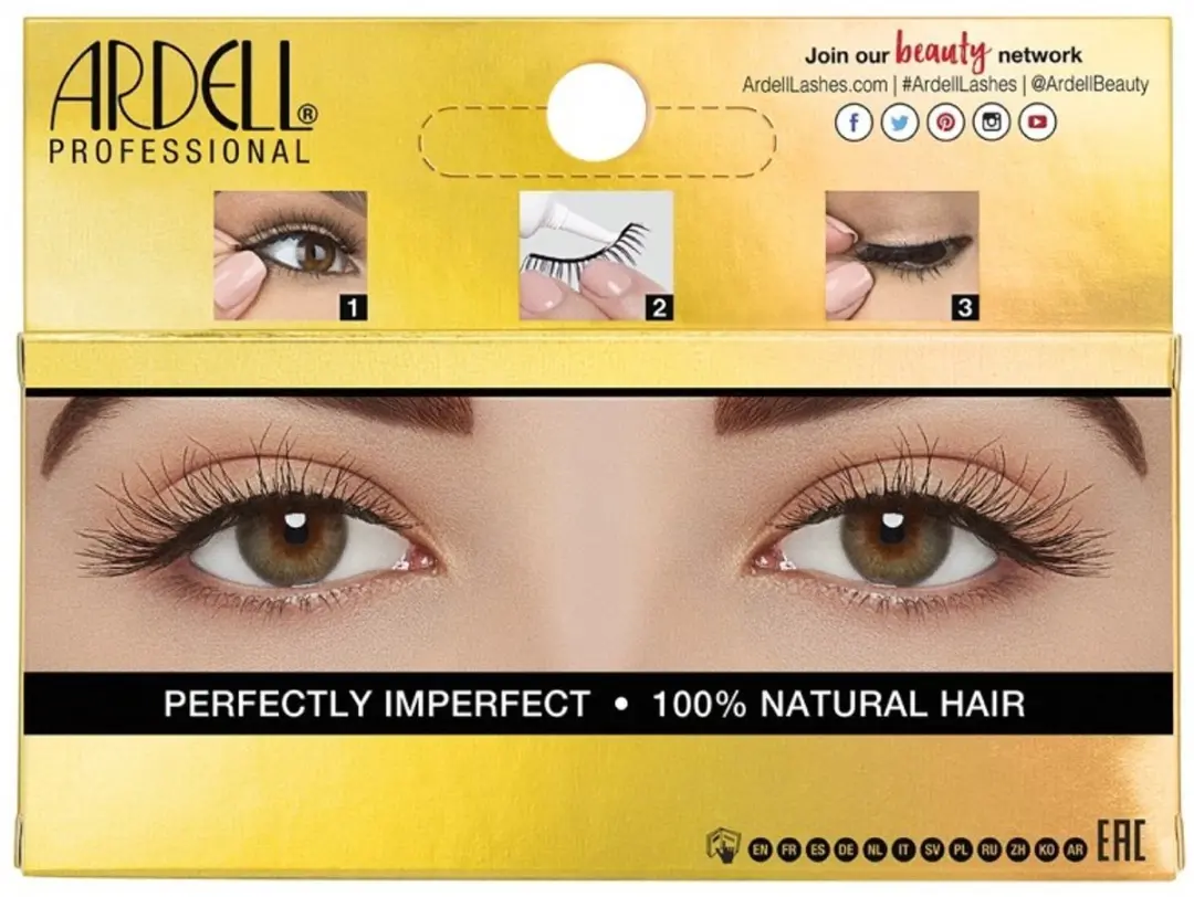 Ardell TexturEyes Lash 580 Nepwimpers - Invisiband - Zwart