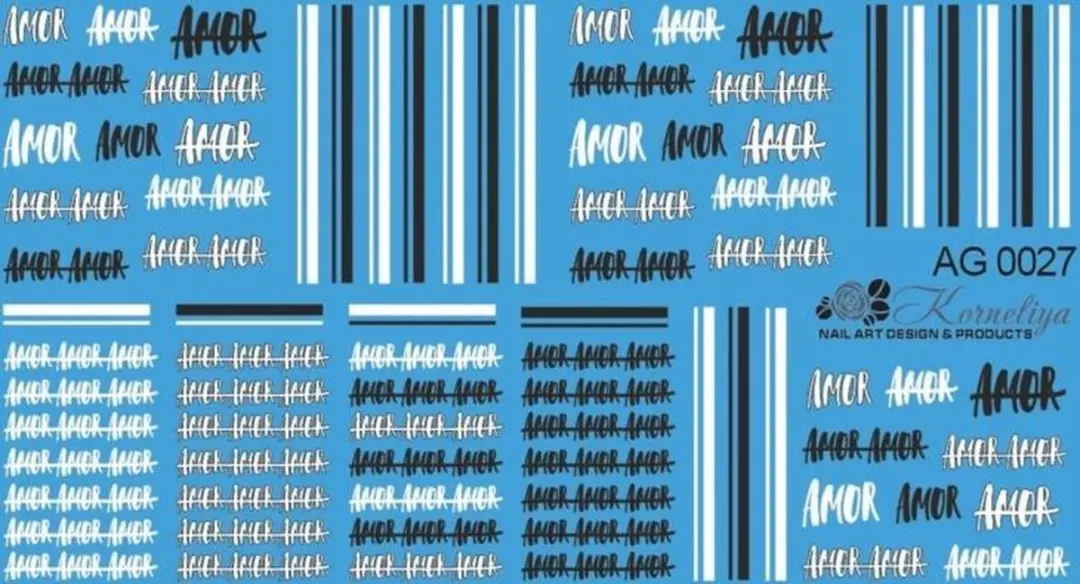 Korneliya Airbrush Waterdecal AG 0027