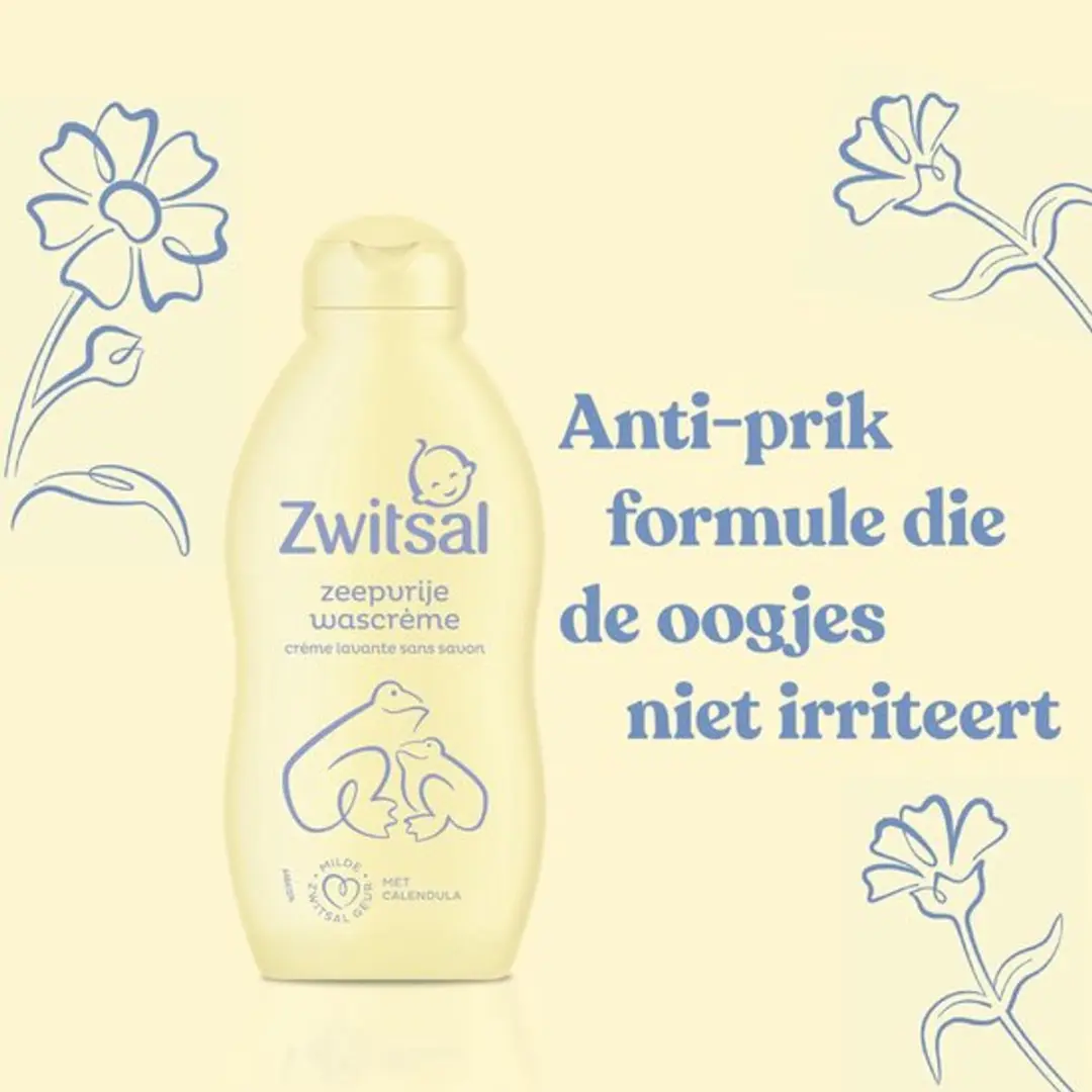 Zwitsal Zeepvrije Wascrème 200ml