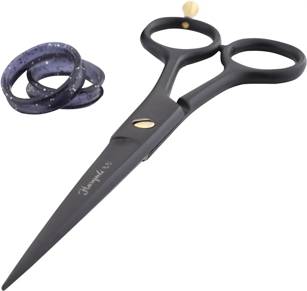 Haryali London 6,5 inch Haarschaar - Roestvrijstaal Matzwart
