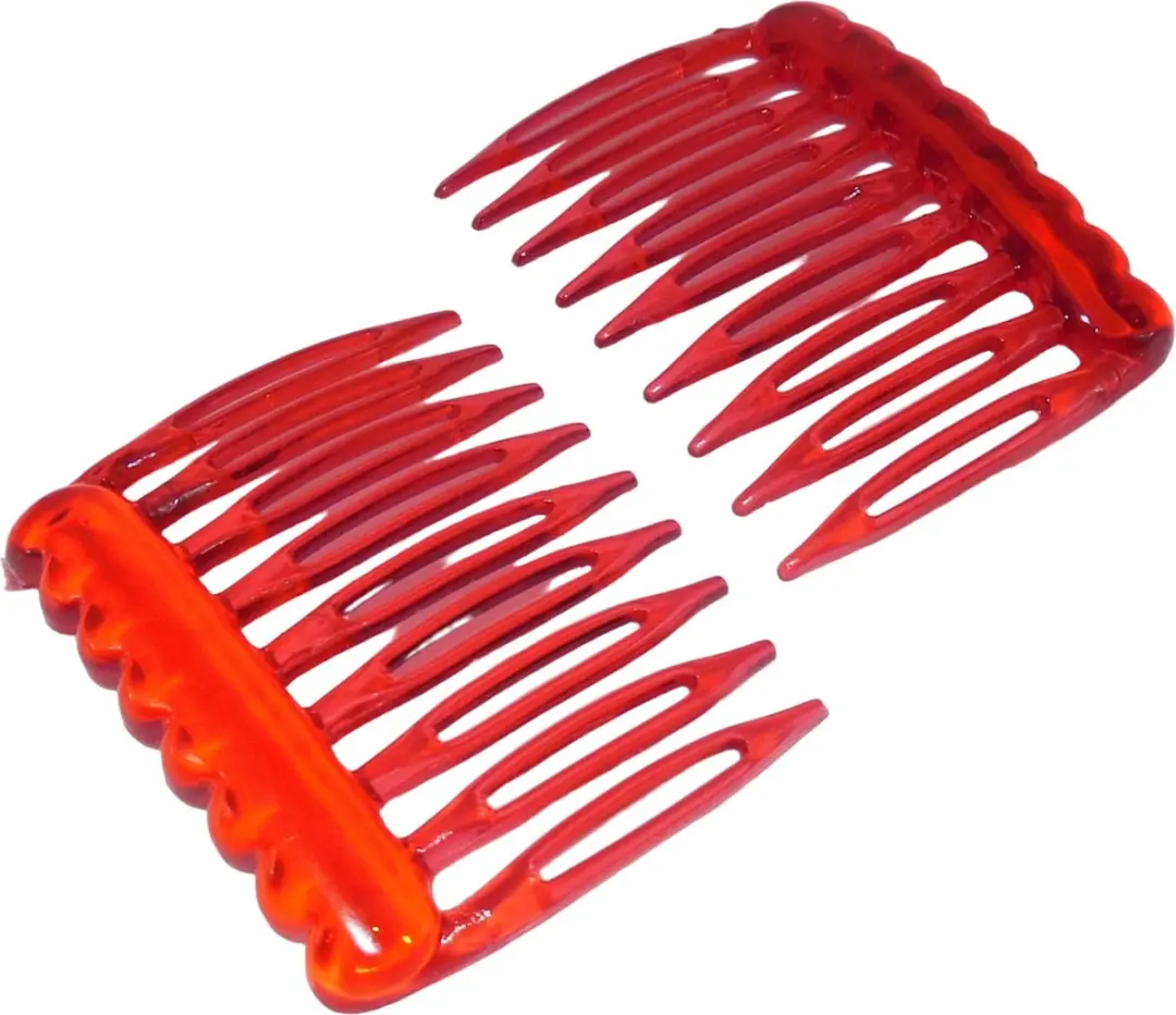 Hairmode Haarkam-Zijkam Transparant Rood
