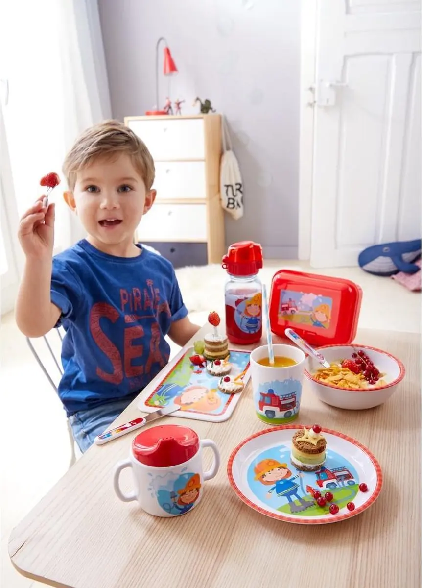 Haba Baby Drinkbeker Brandweer 150ml - Wit