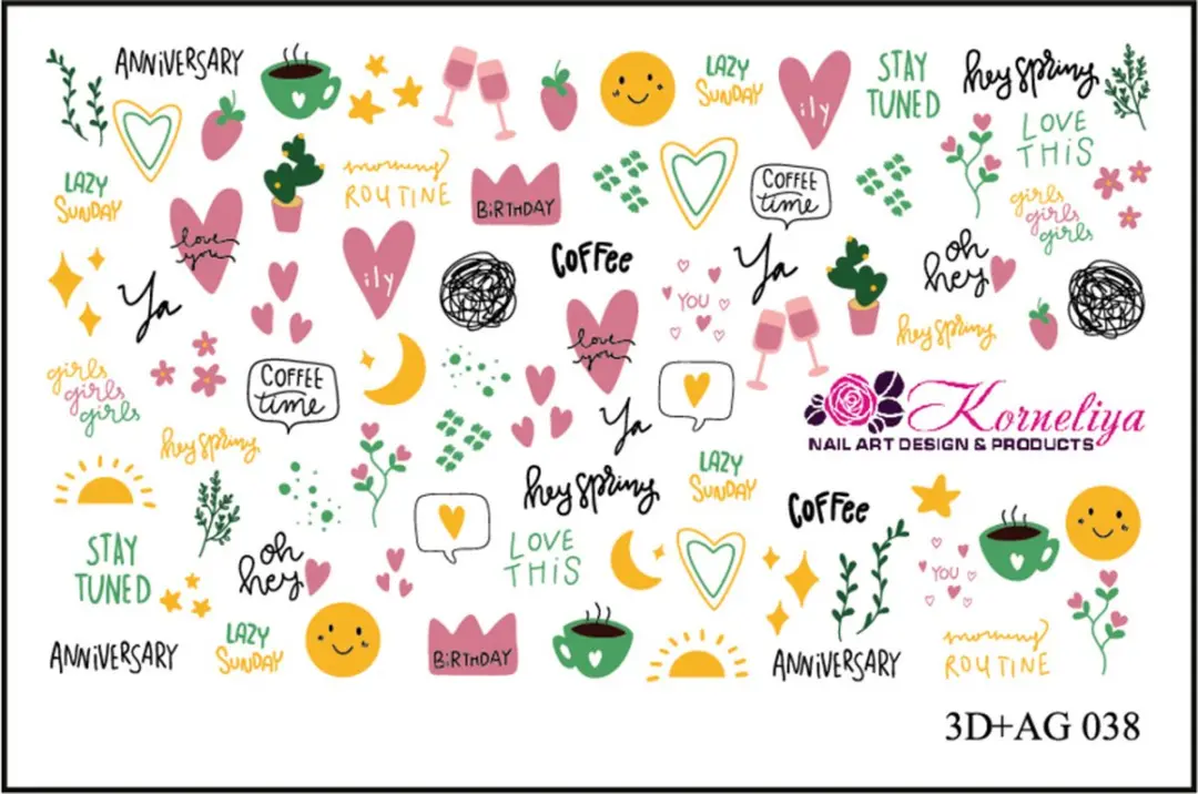 Korneliya 3D+AG 038 Waterdecal