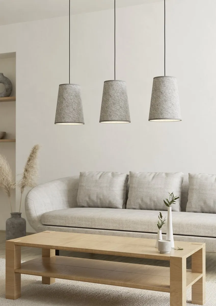 Eglo Alsager Hanglamp E27 - 91cm - Grijs/Zwart - Staal