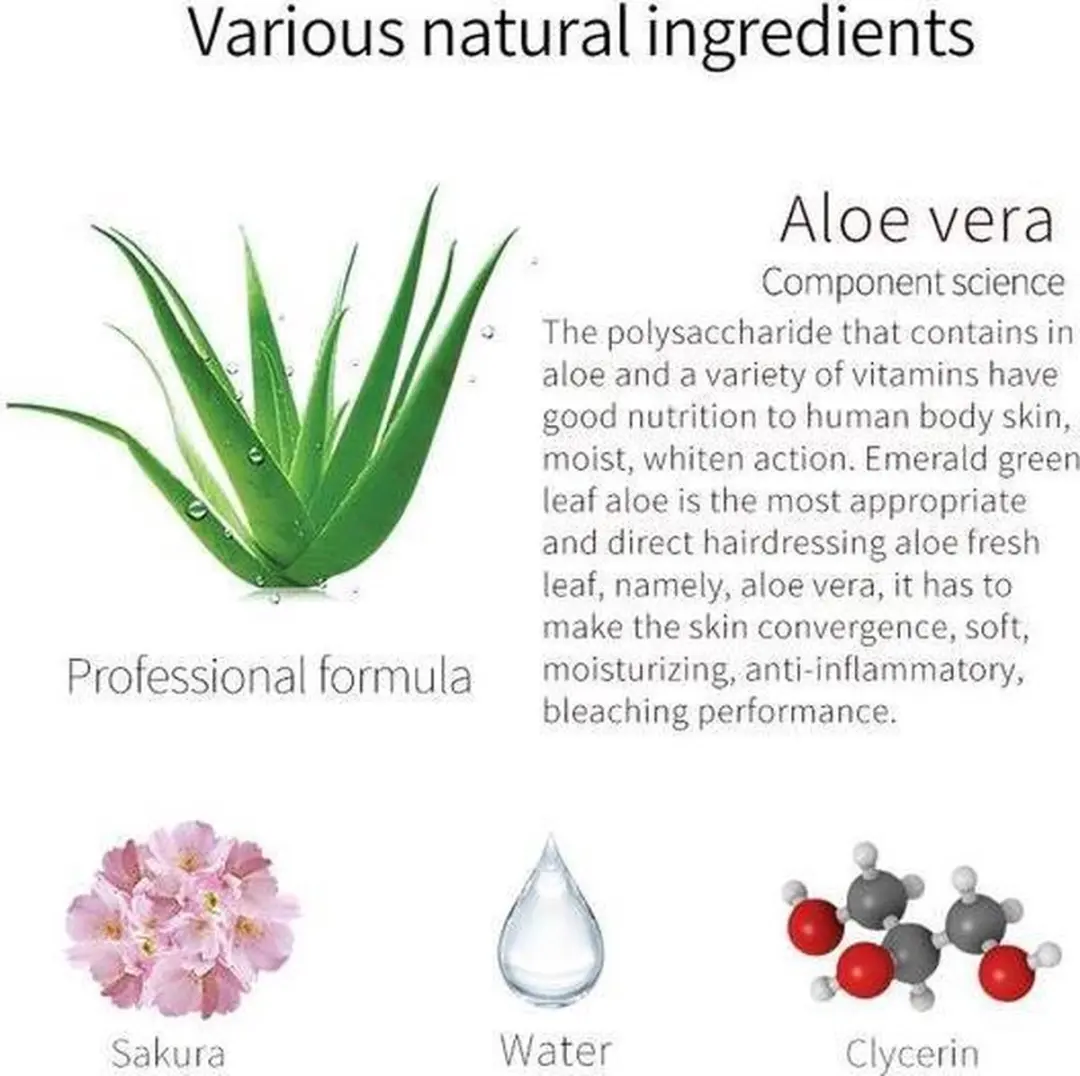 Mitomo Aloe Vera & Sakura Gezichtsmasker - 6 Stuks