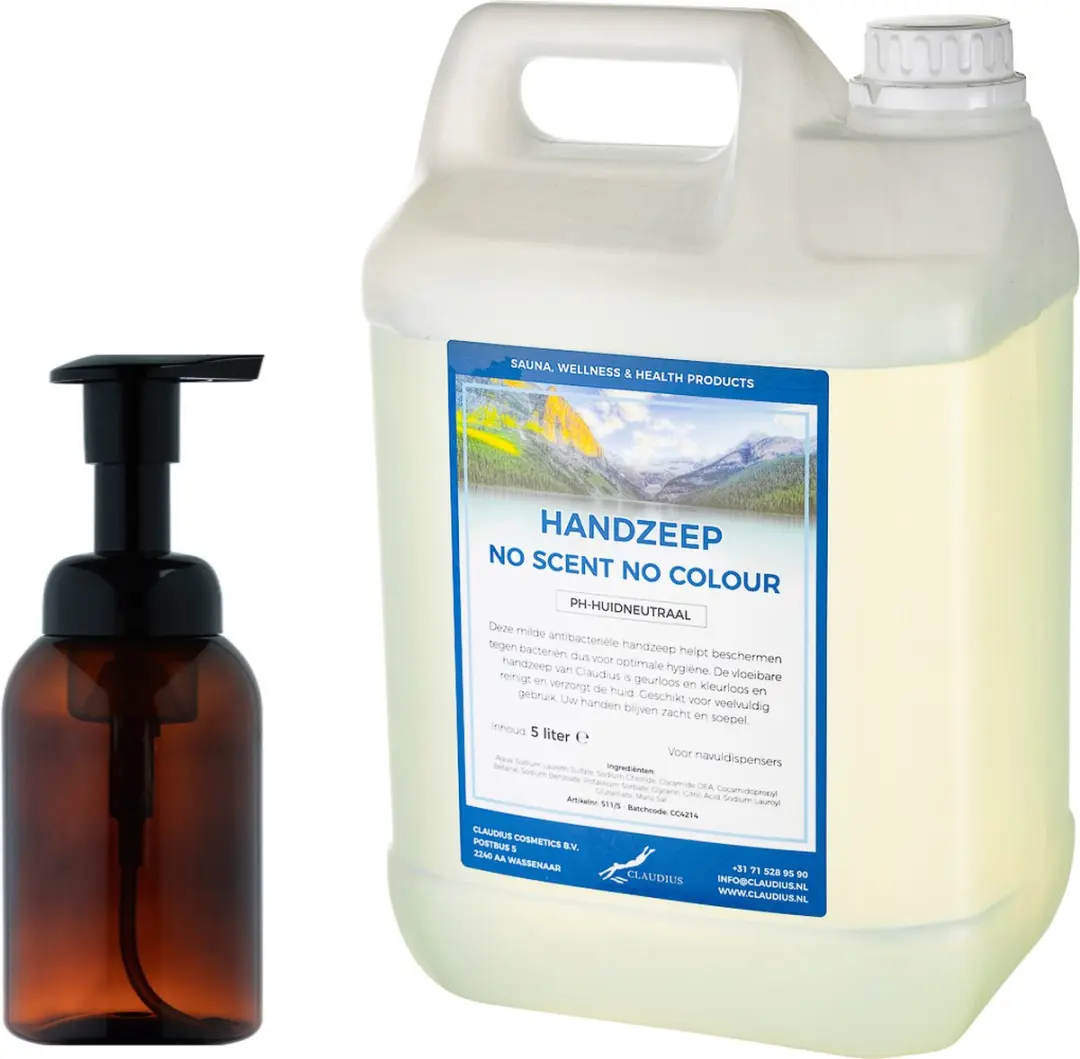 Splashbox Cosmetics Zeepdispenser 300ml + 5L Handzeep No Scent