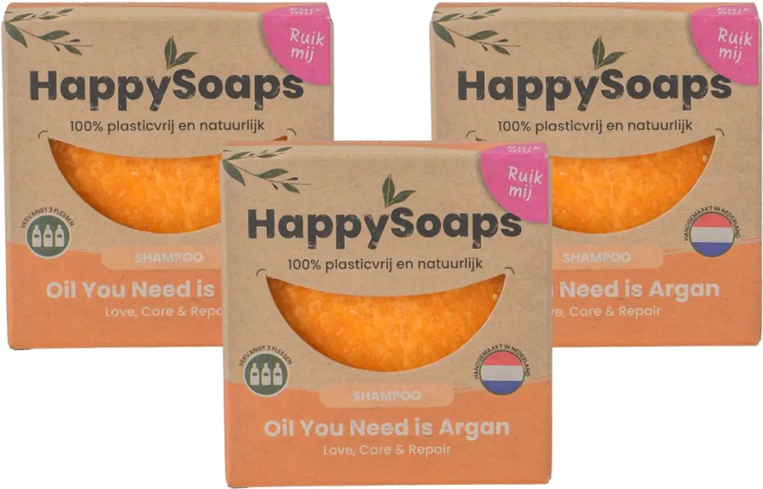 HappySoaps Oil You Need Is Argan Shampoo Bar