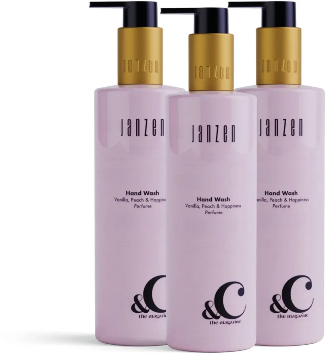 Janzen Hand Wash Vanilla Peach & Happiness 3x250ml