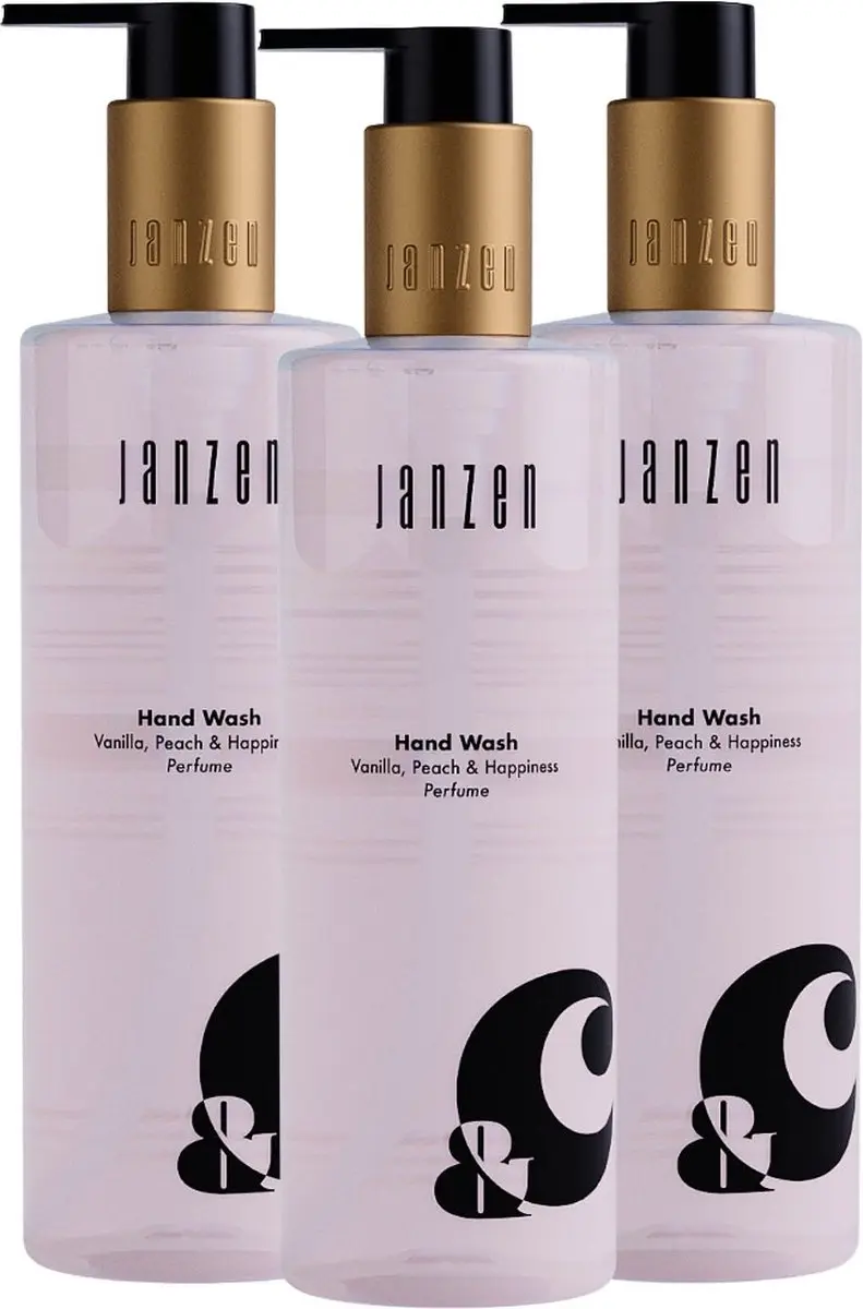 Janzen Hand Wash Vanilla Peach & Happiness 3x250ml