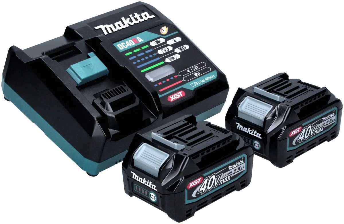 Makita MR007GD201 Draadloze Bouwplaatsradio 12-40V - Bluetooth DAB+ USB - 2x 2,5Ah