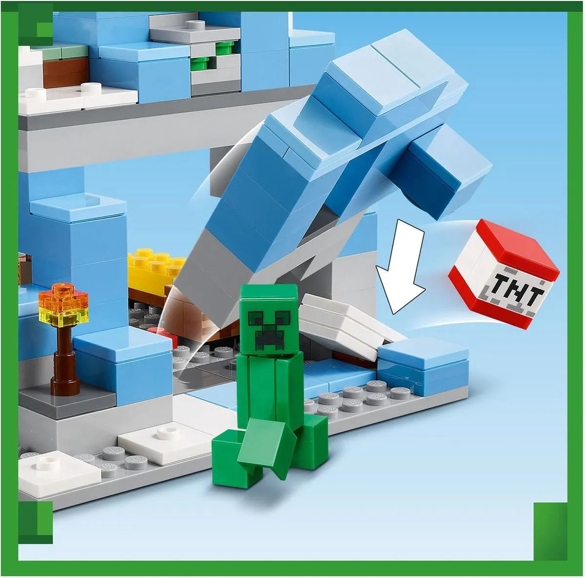 LEGO Minecraft De IJsbergtoppen Bouwspeelgoed 21243 - Meerkleurig