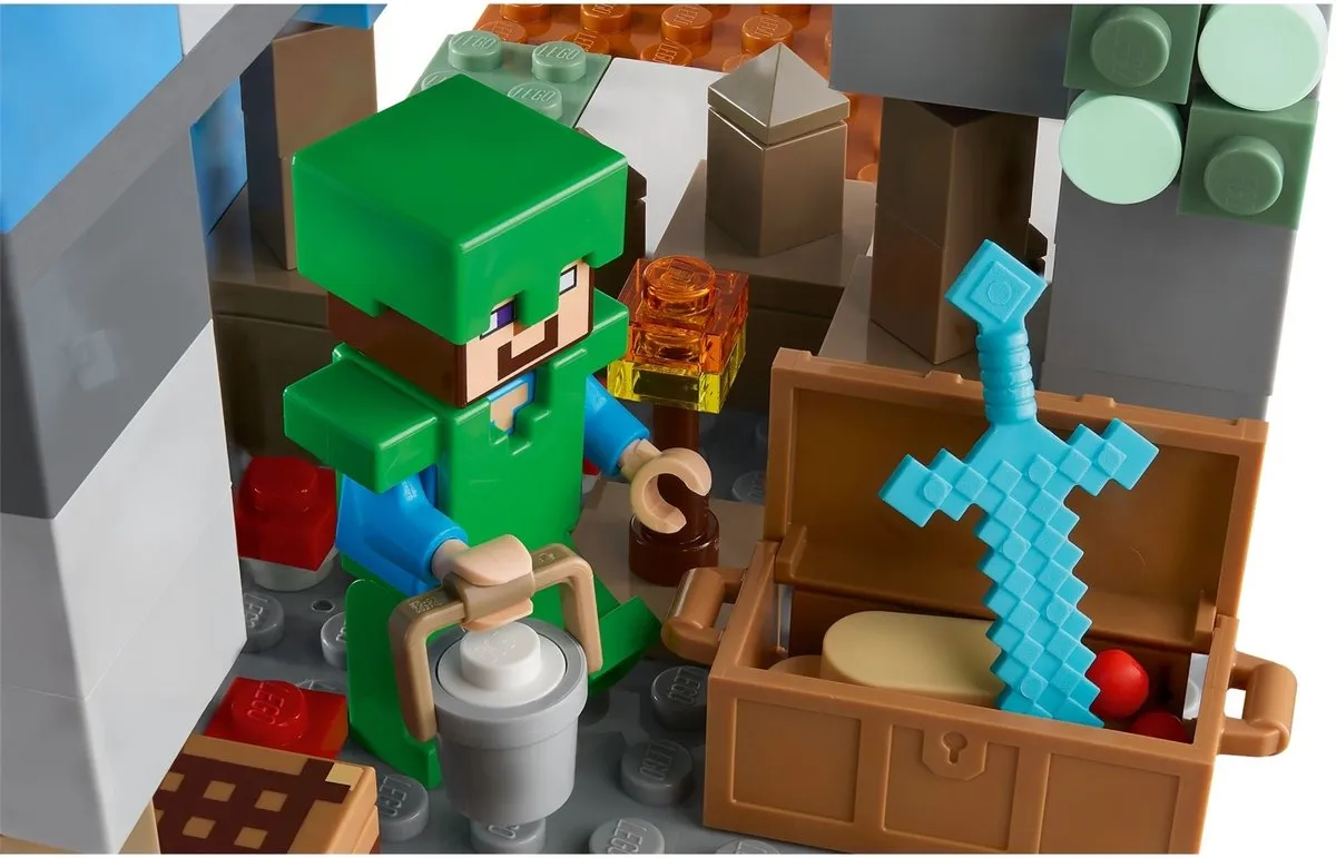 LEGO Minecraft De IJsbergtoppen Bouwspeelgoed 21243 - Meerkleurig