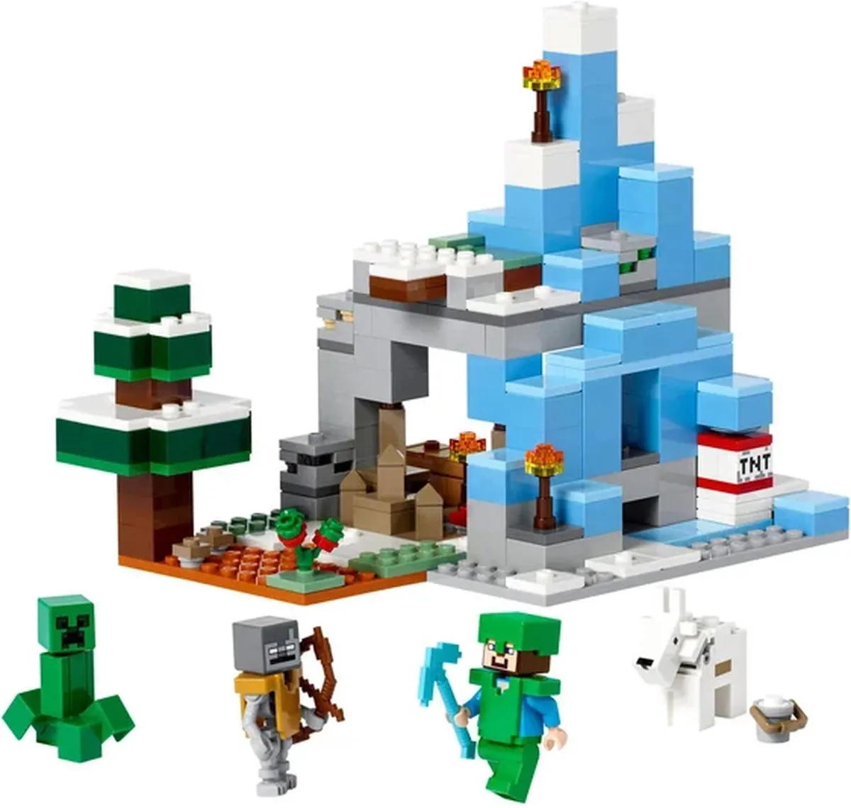 LEGO Minecraft De IJsbergtoppen Bouwspeelgoed 21243 - Meerkleurig - afbeelding 6 van 6