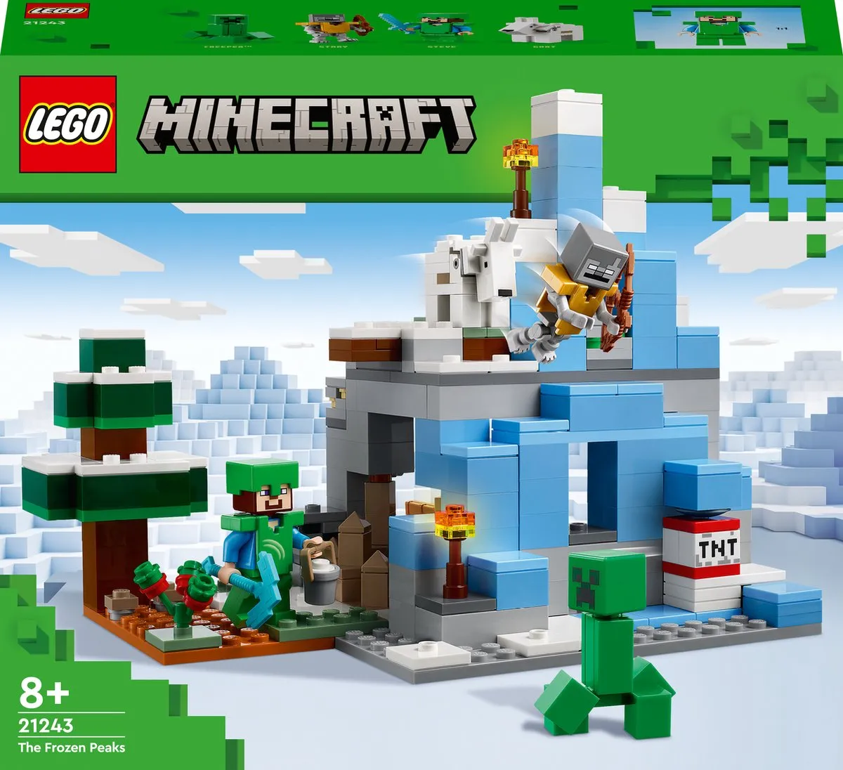 LEGO Minecraft De IJsbergtoppen Bouwspeelgoed 21243
