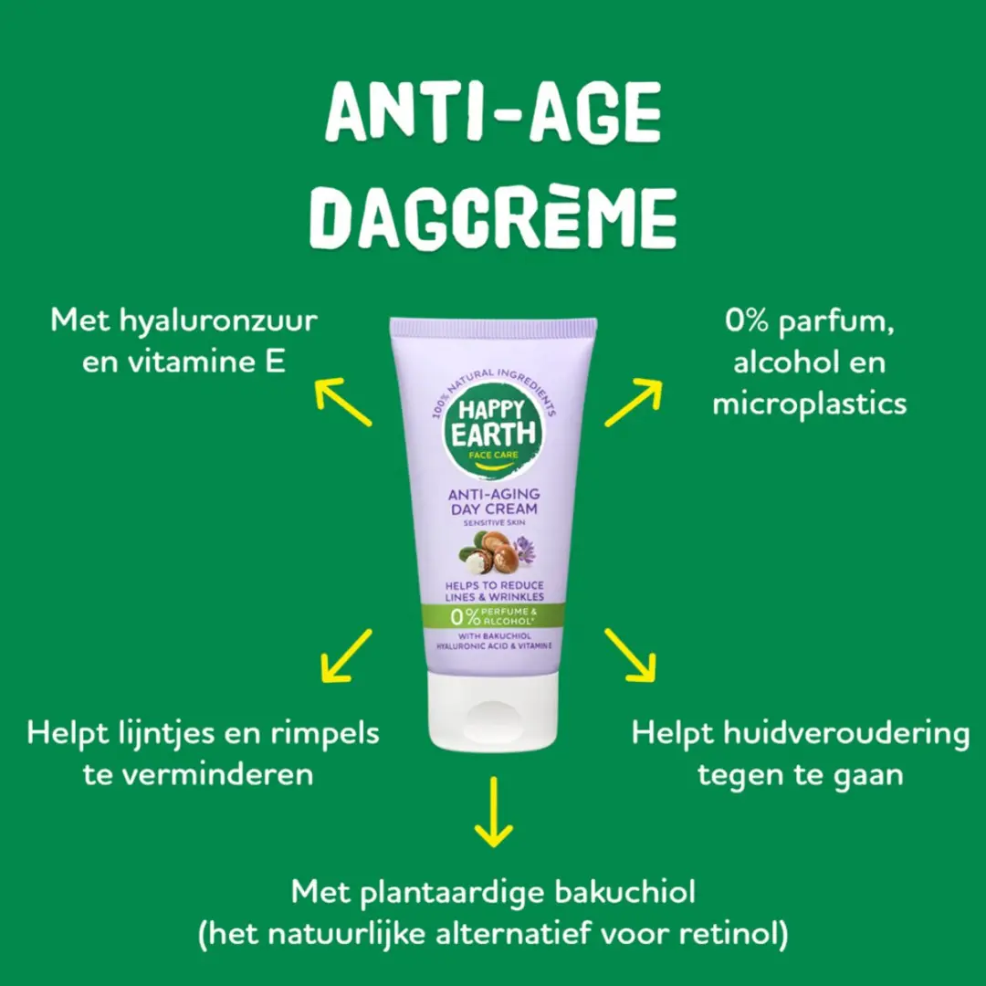 Happy Earth Anti-Age Dagcrème 50ml