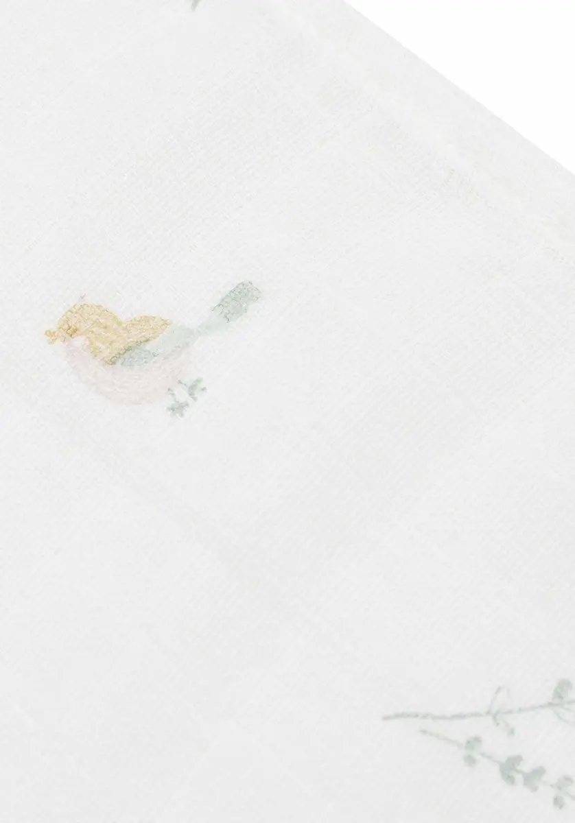Jollein Hydrofiele Doek Small 70x70cm Lovely Birds - 3 Stuks