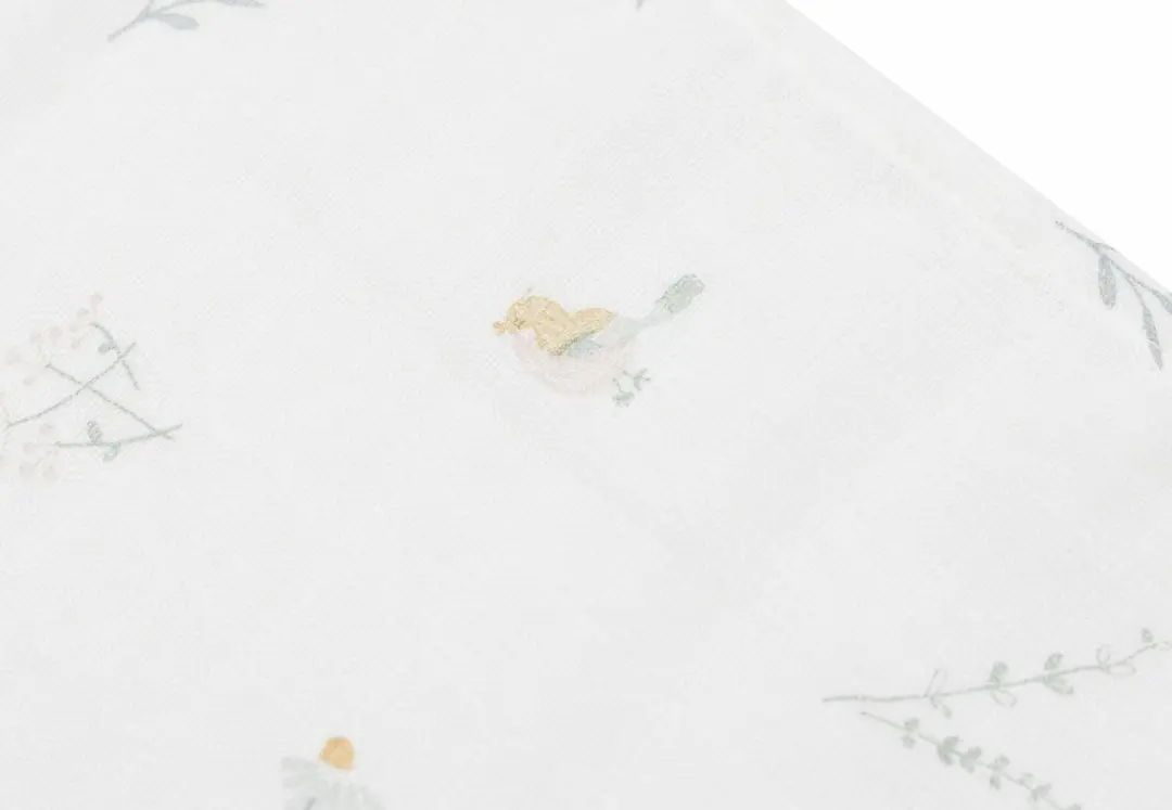 Jollein Hydrofiele Doek Small 70x70cm Lovely Birds - 3 Stuks