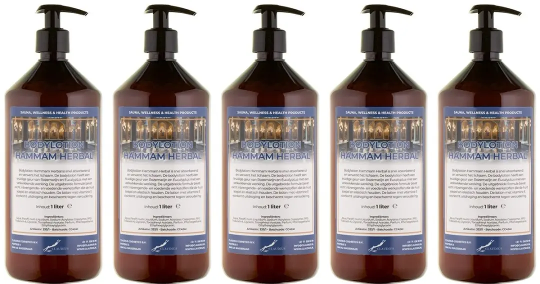 Splashbox Cosmetics Hammam Herbal Bodylotion 5L