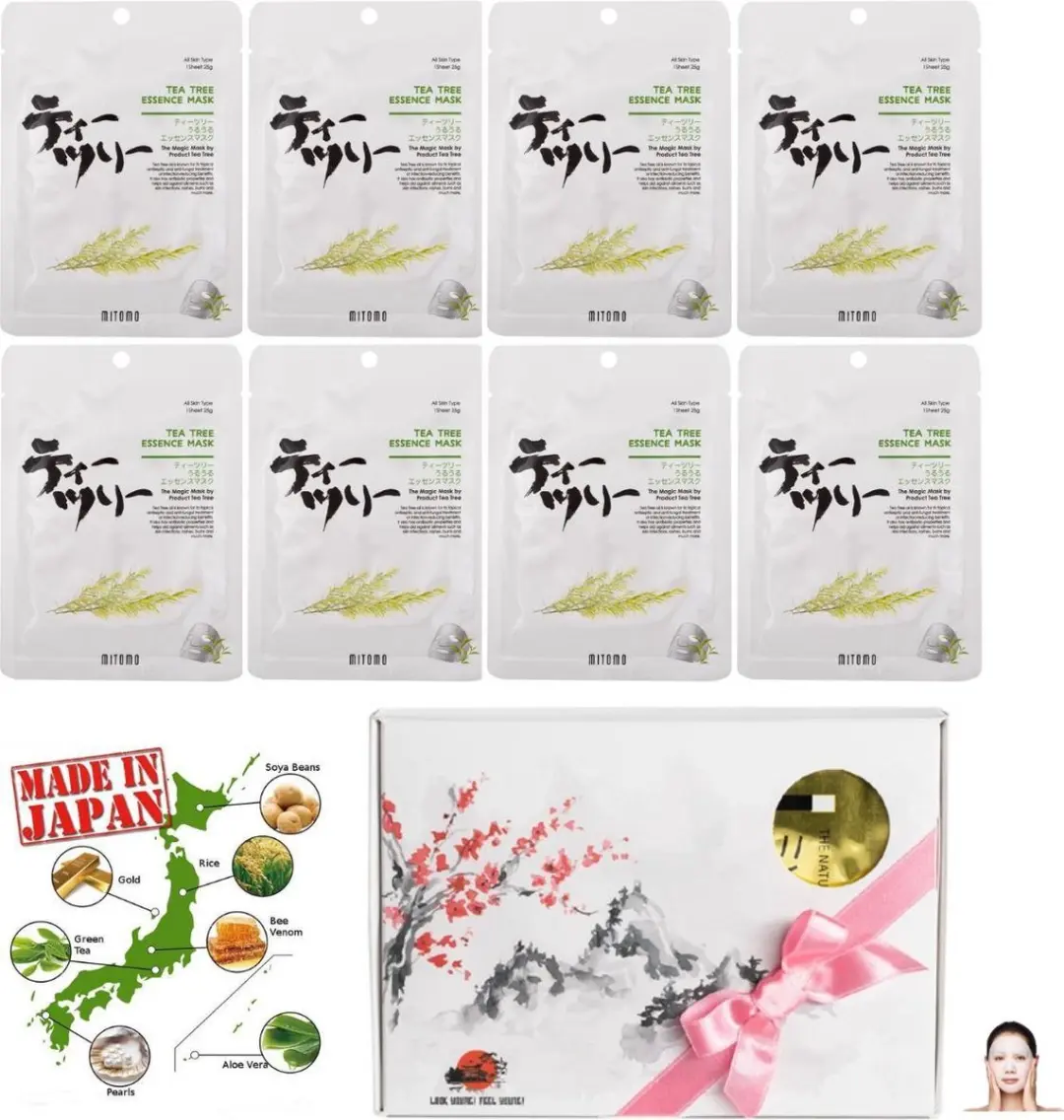 Mitomo Japan Tea Tree Oil Gezichtsmaskers