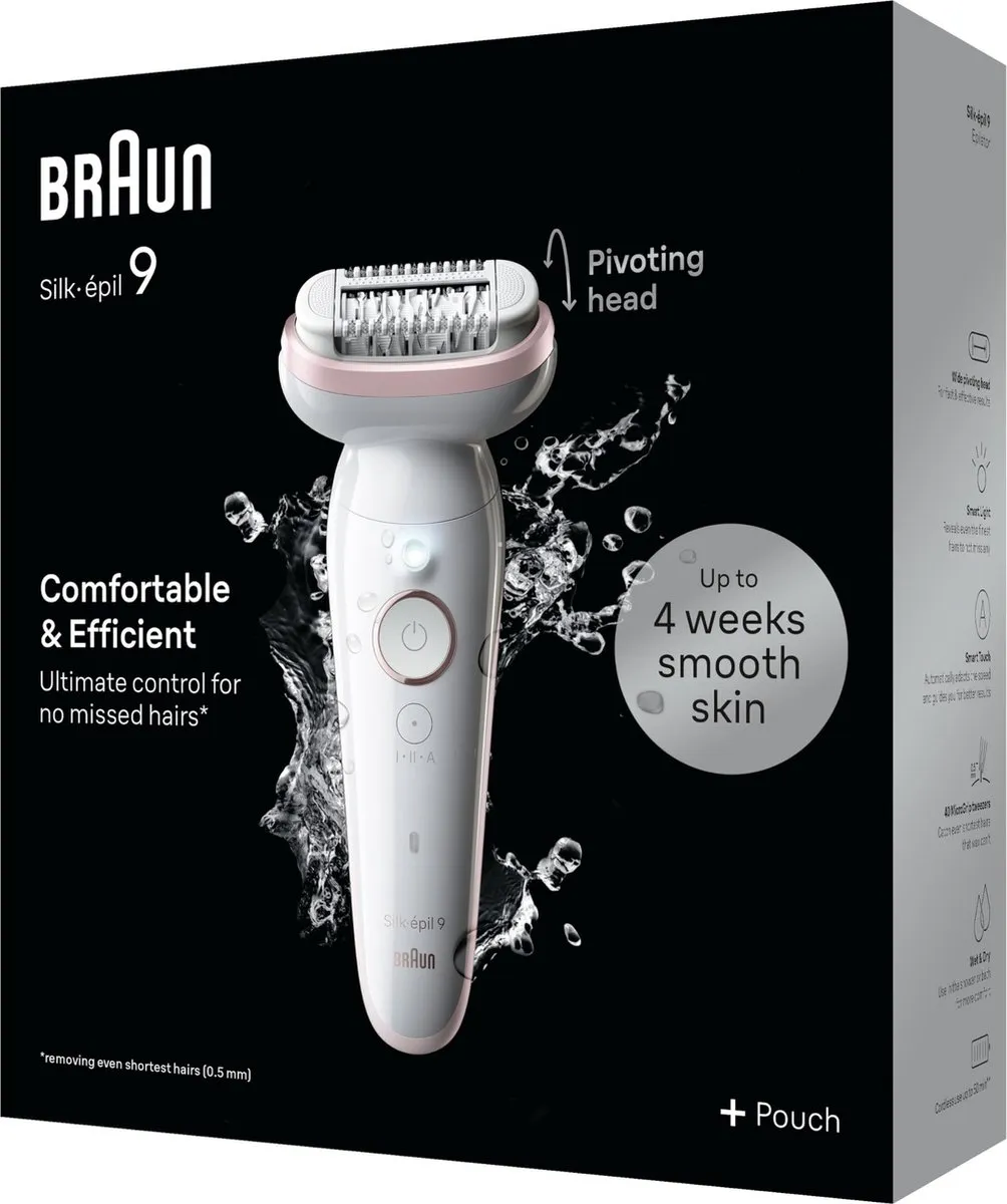 Braun Silk-épil 9 SES9000 Epilator - Goud/Wit