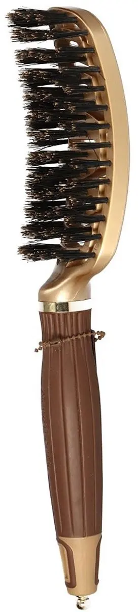 Olivia Garden Expert Care Boar Haarborstel - Zwart