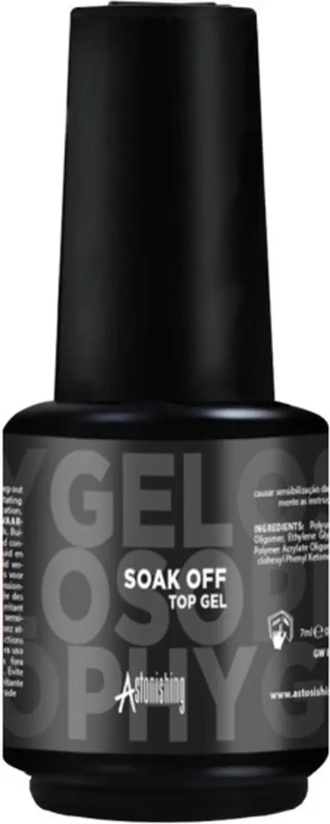 Astonishing Gelosophy Soak Off Top Gel 7ml
