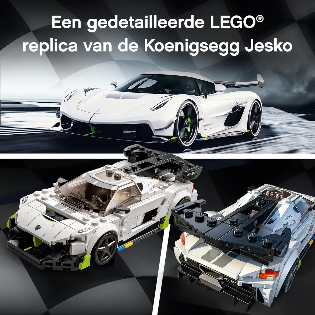 LEGO Speed Champions Koenigsegg Jesko 76900 - 1 Minifiguur