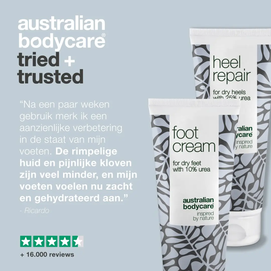 Australian Bodycare Voetcrème Droge Voeten 2x100ml - Ureum & Tea Tree