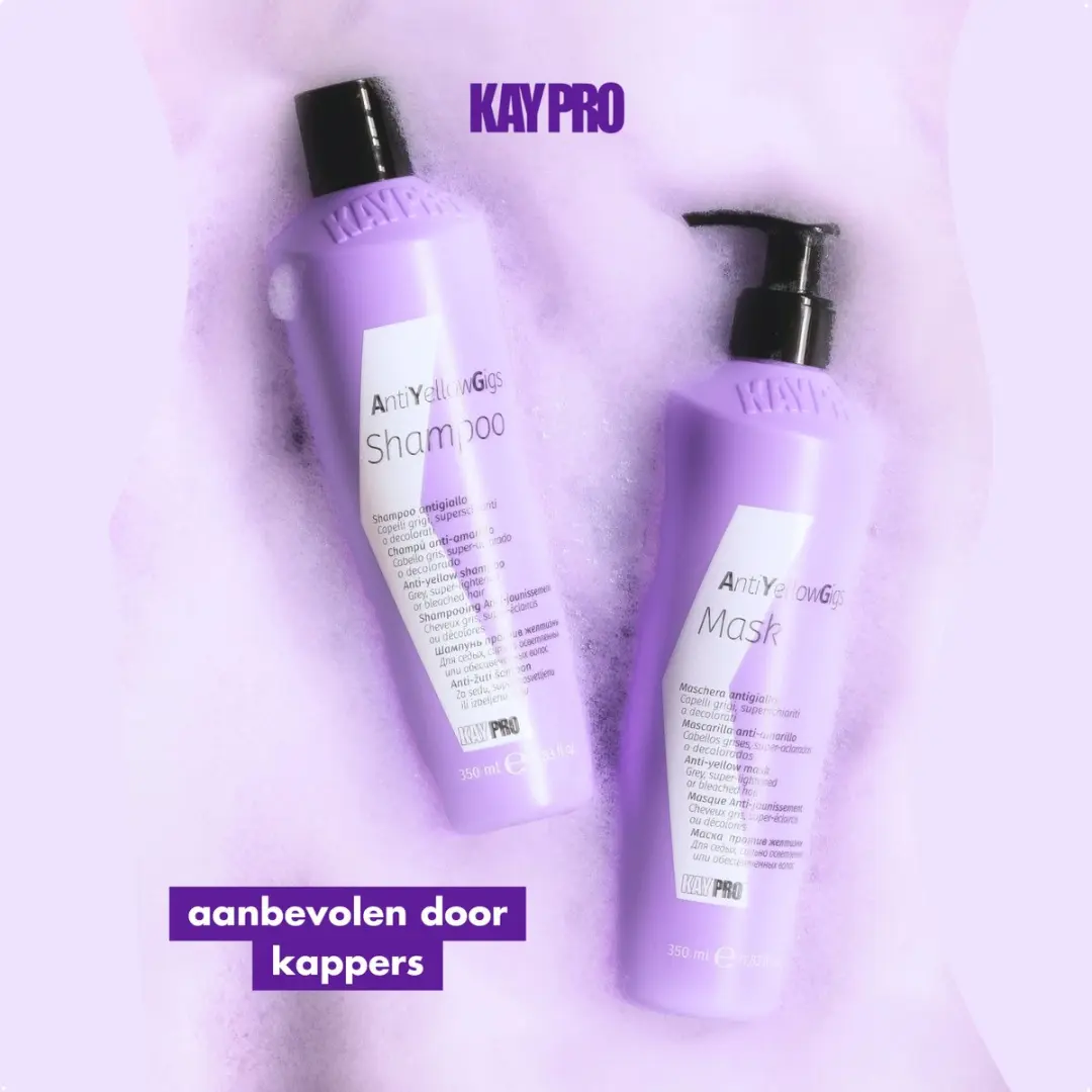 KayPro No Yellow Gigs Zilvershampoo 350ml - Blond/Grijs