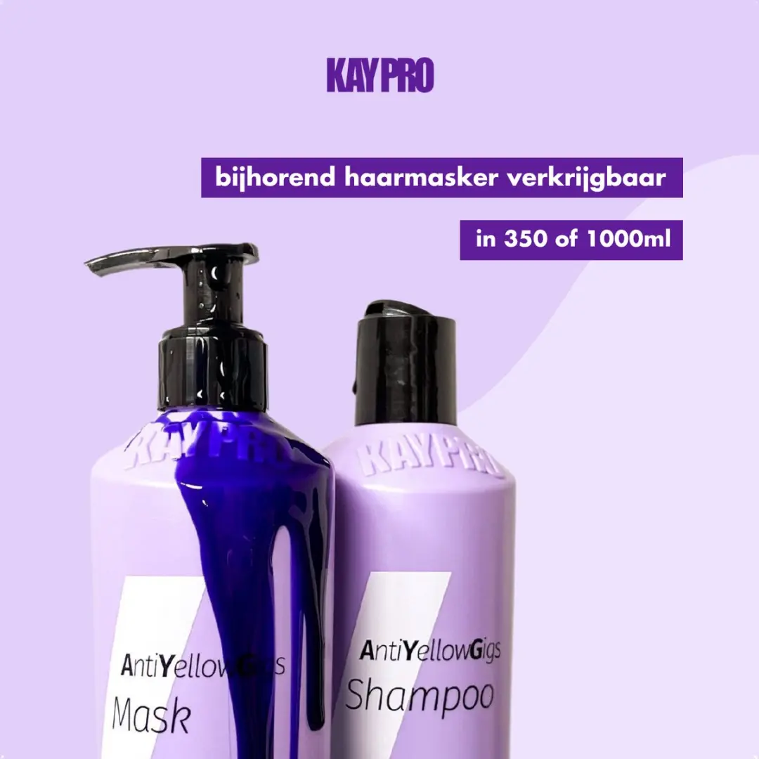 KayPro No Yellow Gigs Zilvershampoo 350ml - Blond/Grijs