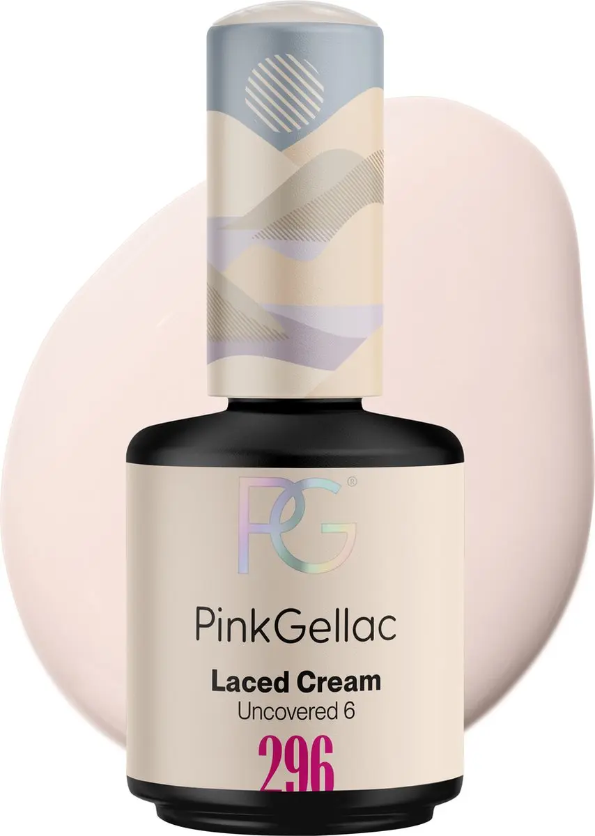 Pink Gellac Laced Cream 296 Gellak 15ml