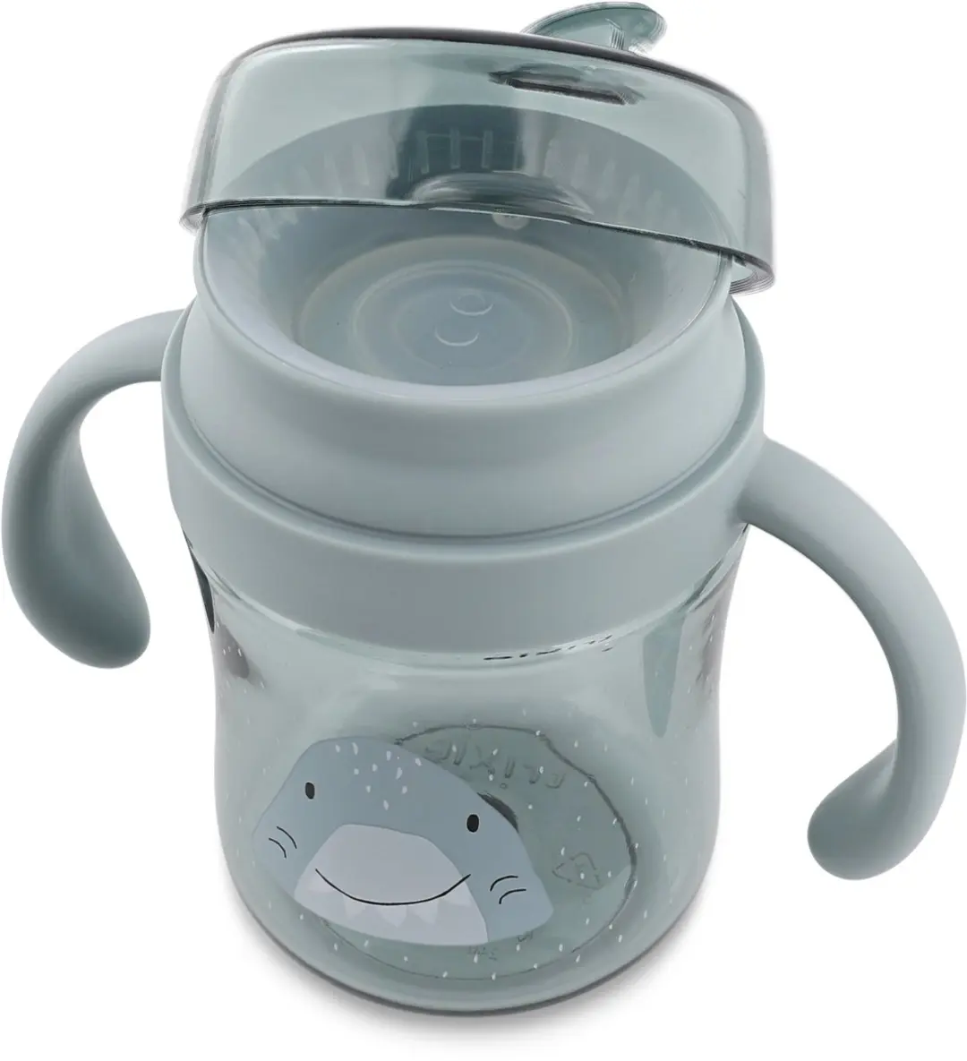 Trixie 360° Drinkbeker Mr. Shark - 240ml - Grijs