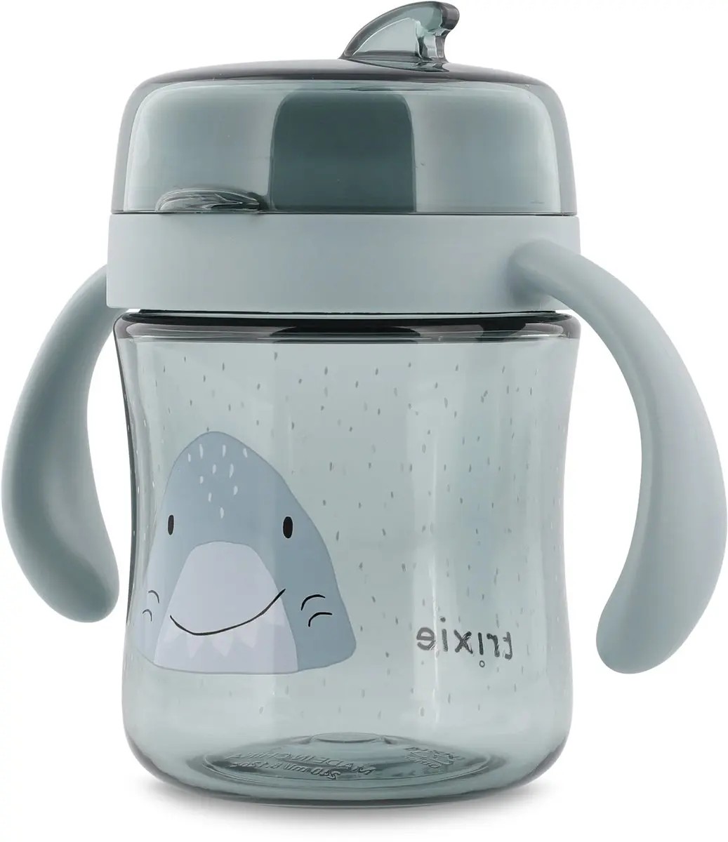Trixie 360° Drinkbeker Mr. Shark - 240ml - Grijs