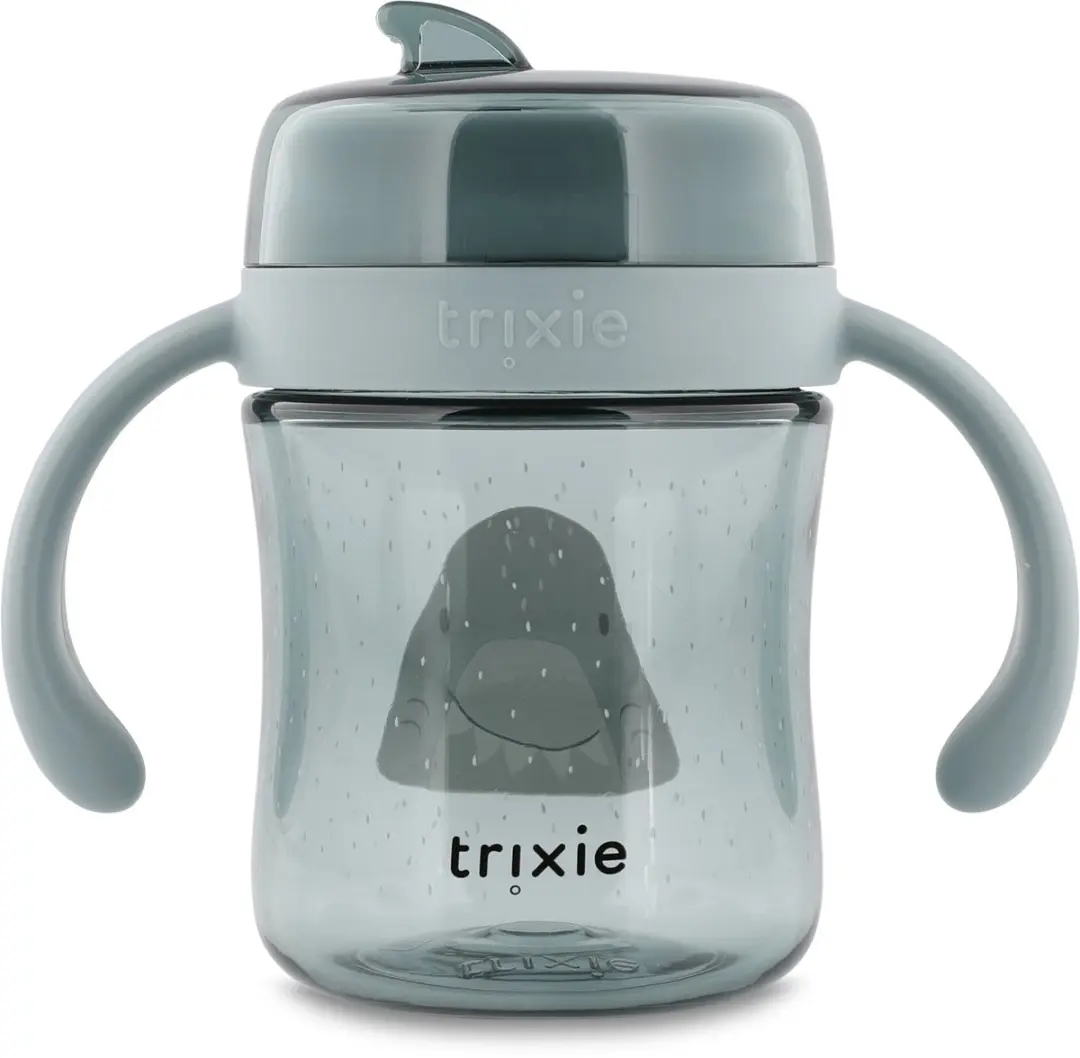 Trixie 360° Drinkbeker Mr. Shark - 240ml - Grijs