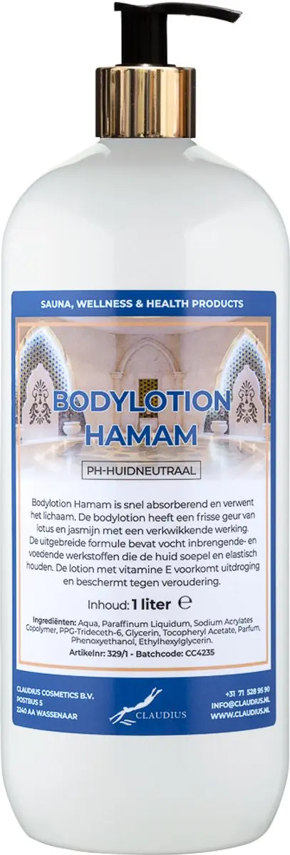 Splashbox Cosmetics Hamam Bodylotion 1L