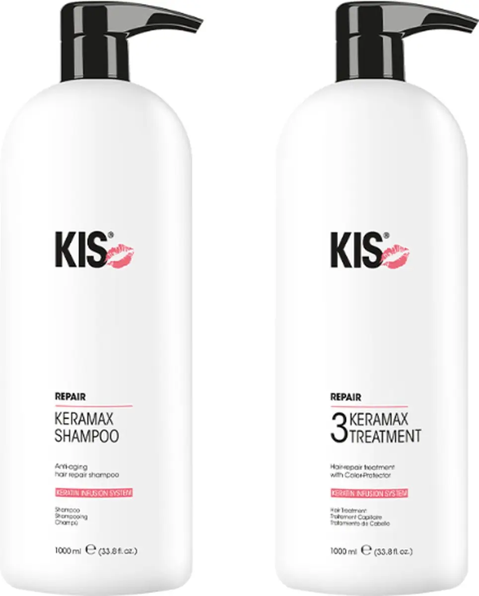 KIS Keramax Duo Shampoo & Treatment 2x1L