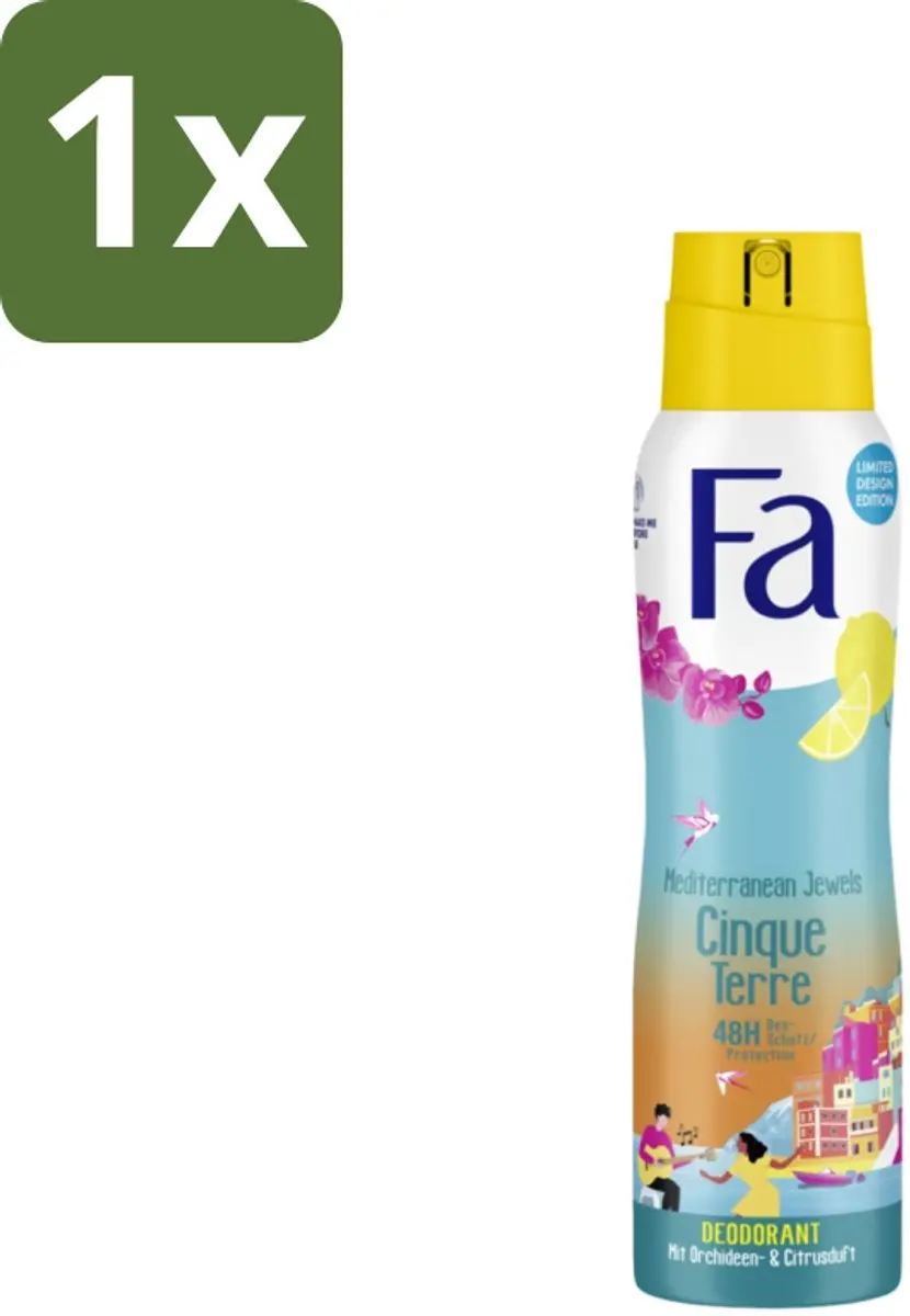 Fa Deodorant Spray Mediterranean Jewels Orchidee & Citrus 150ml