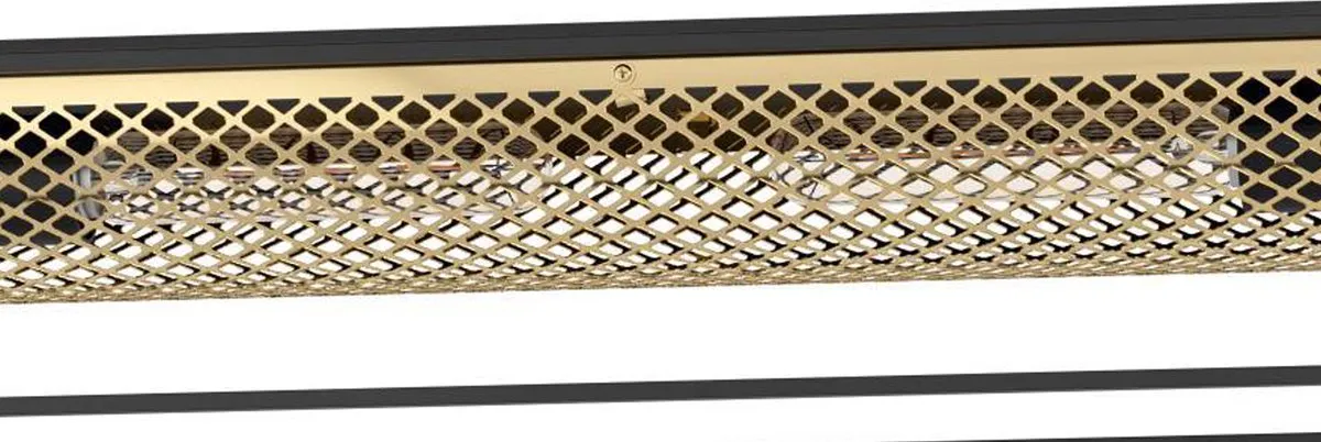 Eglo Nohales Hanglamp E27 - 112cm - Zwart/Goud